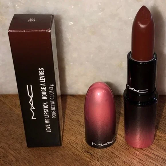 Last one! MAC DGAF Lipstick NIB Love Me - Picture 2 of 7